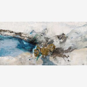 Malerifabrikken – Night Blue / Blandad målning / 140 X70 cm – Blå – Tavlor – Från Homeroom