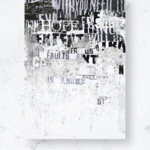 Malerifabrikken – Poster / Hope / Plano – Vit – Posters – Från Homeroom