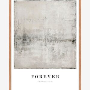 Malerifabrikken – Tavla Forever, Ek ram – Grå – Tavlor – Från Homeroom