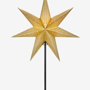 Markslöjd – GLITTER Bordstjärna 45cm – Svart – Adventsstjärnor – Från Homeroom