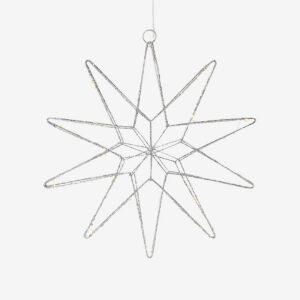 Markslöjd – Pendel Stjärna GLEAM – Silver – Adventsstjärnor – Från Homeroom