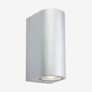 Markslöjd – Vägglampa Alor 2L – Silver – Fasadbelysning – Från Homeroom