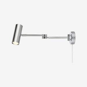 Markslöjd – Vägglampa Arlo 1L – Krom – Vägglampor – Från Homeroom