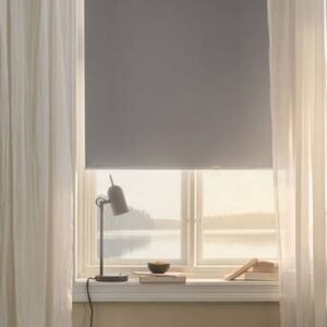 NIKA mörkläggande rullgardin – höjd 165 cm Grå