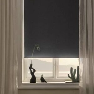 NOX mörkläggande rullgardin – höjd 165 cm Grå