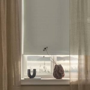 NOX mörkläggande rullgardin – höjd 165 cm Naturvit