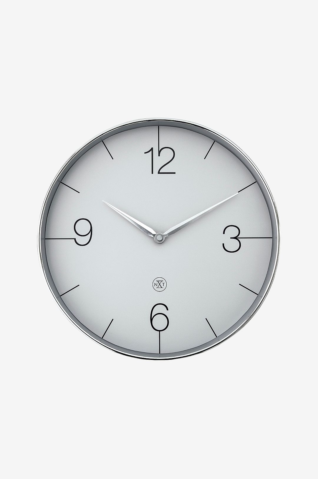 NeXtime - Väggklocka Finesse Nxt 30,5 cm - Krom - Väggklockor & bordsur - Från Homeroom