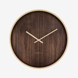 NeXtime – Väggklocka Oslo Large 50cm – Brun – Väggklockor & bordsur – Från Homeroom