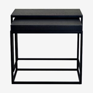 Nordic Furniture Group – Sidobord Duett, Set om 2 – Svart – Småbord – Från Homeroom