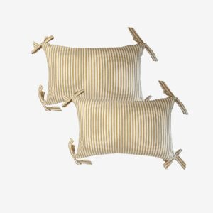 Redlunds – Anna fodral 40×60 2-pack – Guld – Prydnadskuddar & kuddfodral – Från Homeroom