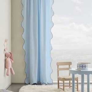 SCALINA multifunktionsgardin 1 längd extra bred Ljusblå