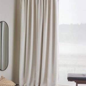 SHADOW mörkläggningsgardin 1 längd extra bred Naturvit