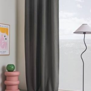 SHADOW mörkläggningsgardin med öljett 1 längd Gråblå