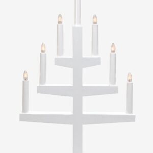 Star Trading – Ljusstake Trapp 7 – Vit – Adventsljusstakar – Från Homeroom