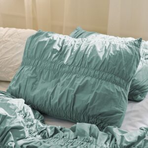 Staycation – Örngott Loosed i bomullspercale – Grön – Örngott – Från Homeroom