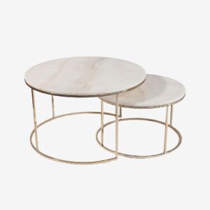 Stenexpo – Soffbord Monaco 80×45, 60×35 – Vit – Soffbord – Från Homeroom