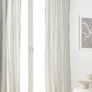 TEA multifunktionsgardin 2-pack Ljusgrå