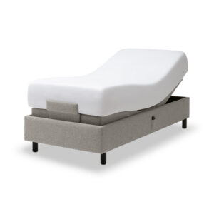 Tempur Box Spring Pro Luxe Ställbar Säng 160×200 Warm Stone