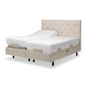 Tempur Box Spring Pro Luxe Ställbar Säng 160×210 Sand