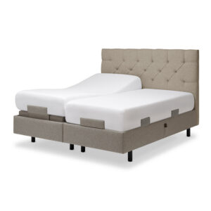 Tempur Box Spring Pro Luxe Ställbar Säng 180×210 Warm Stone