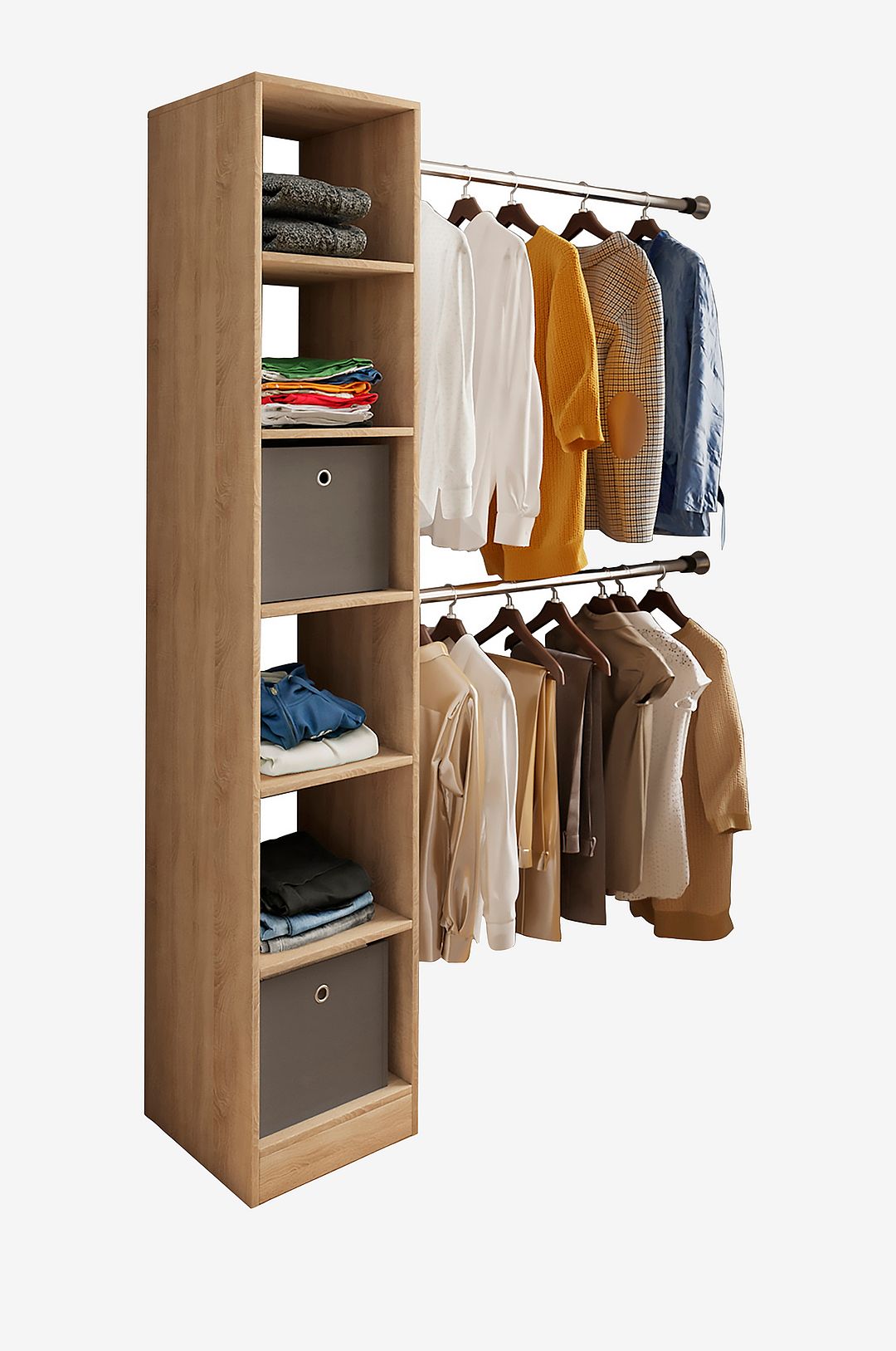 VCM – Klädhängare Dacho 2 Rods – Beige – Hyllor & förvaring – Från Homeroom