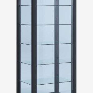 VCM – Vcm Golvstående vitrinskåp Kavisa L – Svart – Skåp – Från Homeroom