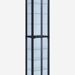 VCM – Vcm Golvstående vitrinskåp Kavisa Xl – Svart – Skåp – Från Homeroom