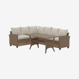 Venture Home – Brentwood hörnsoffgrupp – Beige – Loungemöbler – Från Homeroom
