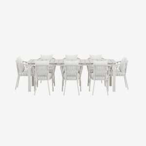 Venture Home – Levels Matbord med Linos stol – Vit – Matgrupper – Från Homeroom