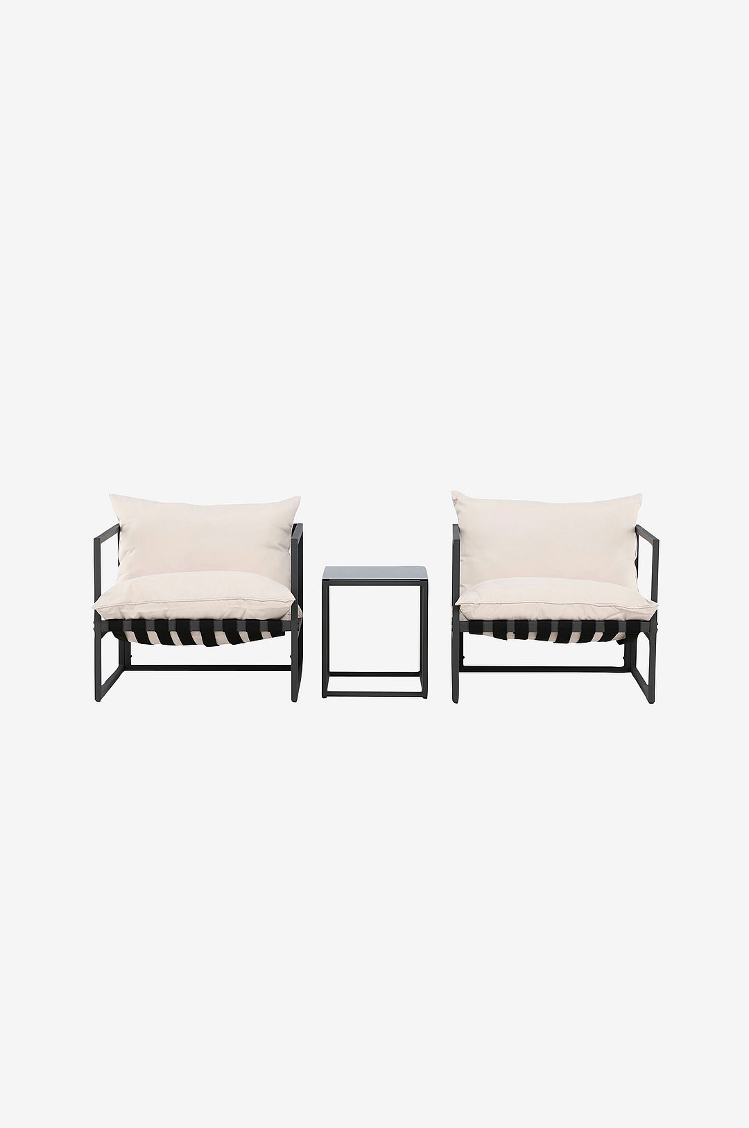Venture Home – Messina Loungeset – Svart – Loungemöbler – Från Homeroom