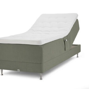 Viking Birka DuoFlex Ställbar Säng 90×210 Sage Green