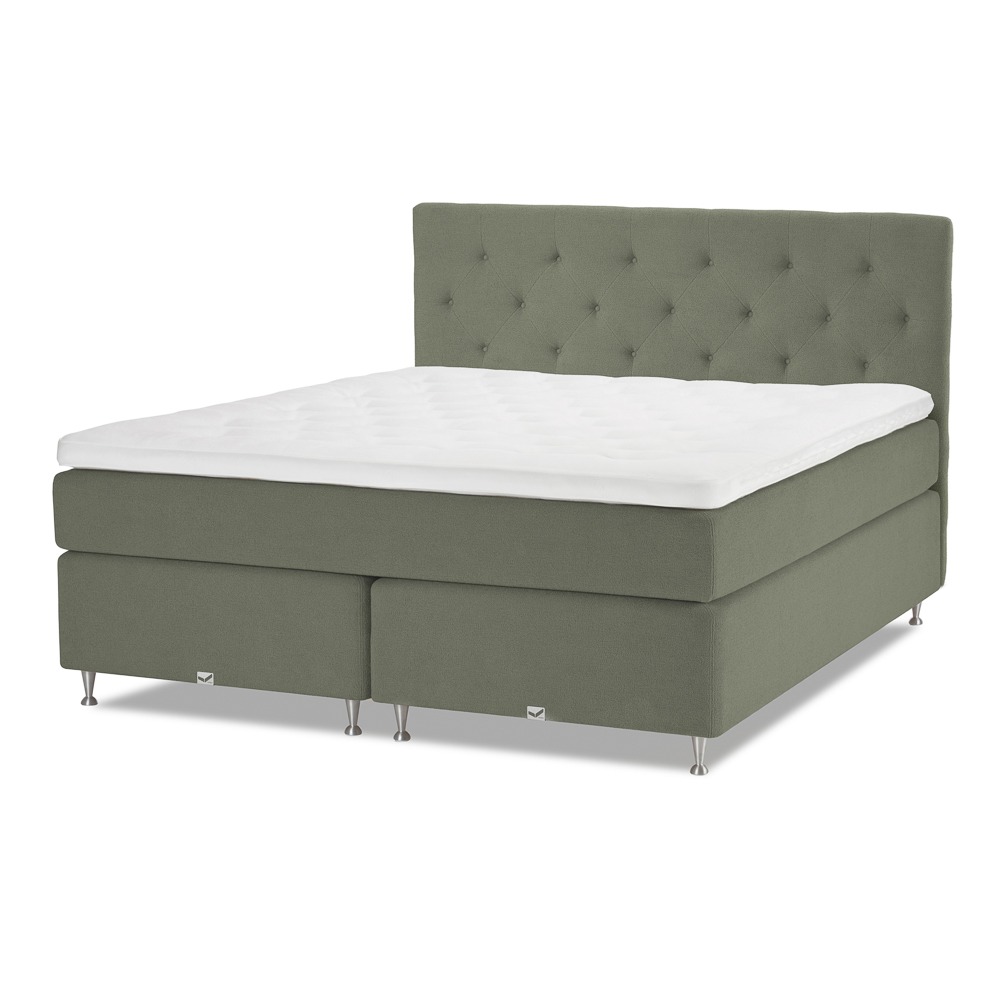 Viking Björkö Kontinentalsäng 210x200 Sage Green