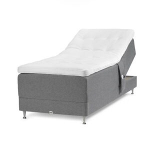 Viking Ekerö DuoFlex Ställbar Säng 105×210 Graphite