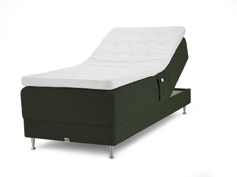 Viking Ekerö DuoFlex Ställbar Säng 180x200 Forrest Green