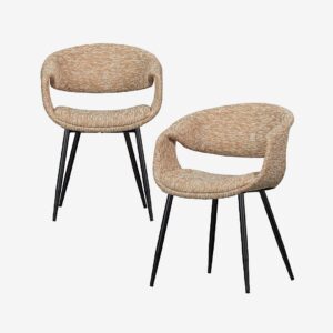 WOOOD – Yossi matstol – set om 2 – Beige – Stolar – Från Homeroom