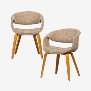 WOOOD – Yossi matstol – set om 2 – Blå – Stolar – Från Homeroom