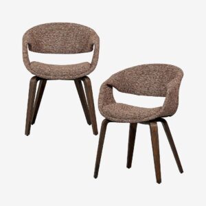 WOOOD – Yossi matstol – set om 2 – Brun – Stolar – Från Homeroom