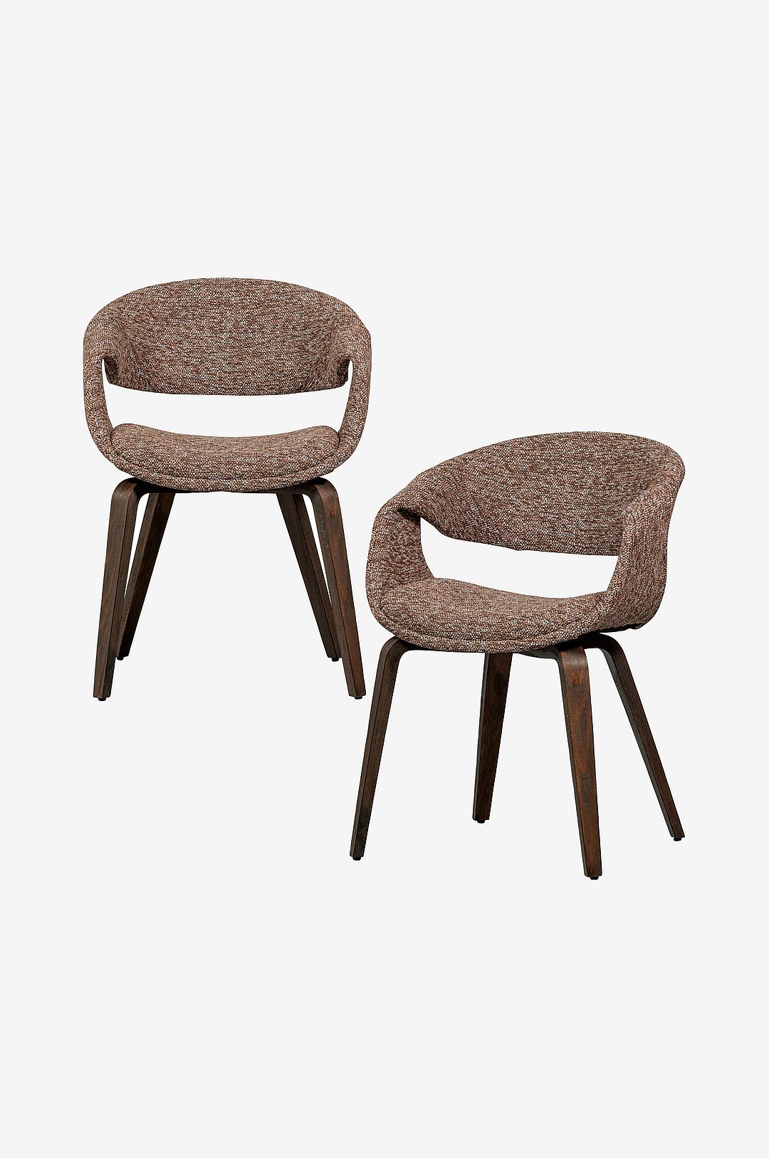 WOOOD – Yossi matstol – set om 2 – Brun – Stolar – Från Homeroom