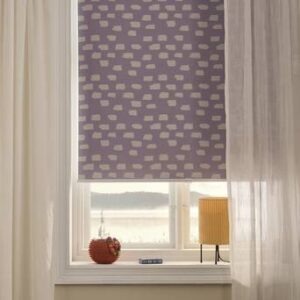 WYANDRA rullgardin – höjd 165 cm Lila/vit