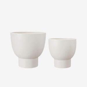 Wikholm Form – Kruka Megan S/2 – Vit – Krukor & vaser – Från Homeroom