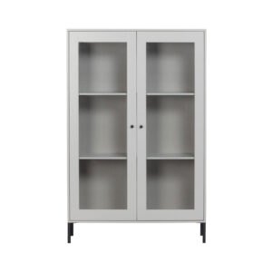 XAM Vitrinskåp Grå
