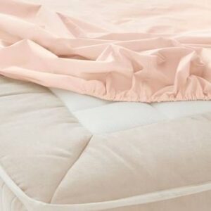 ZACK PERCALE dra-på-lakan – ekologisk Blek persika