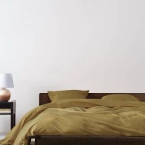 ZACK påslakanset dubbelsäng – ekologisk Brons