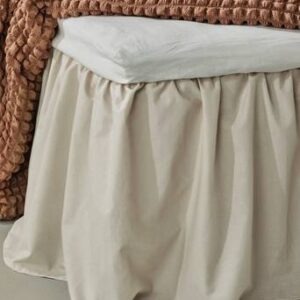 ZACK volangsängkappa 45 cm – ekologisk Beige