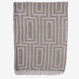 Zelected by Houze – Pläd Piccolo Lucca – Beige – Filtar & plädar – Från Homeroom