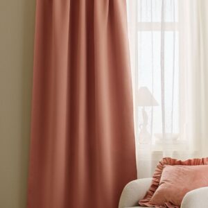 &Home – Mörkläggningsgardin Linnie 1-pack – Rosa – Mörkläggningsgardiner – Från Homeroom