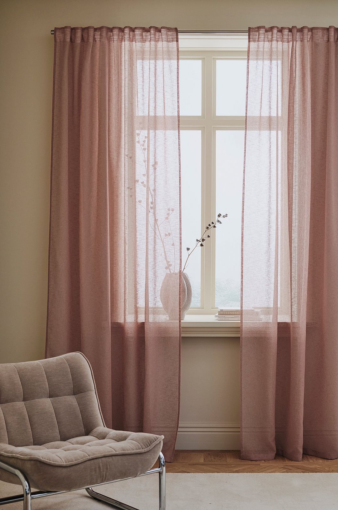 &Home – Multibandslängd Mila 2-pack – Rosa – Veckbandslängder – Från Homeroom