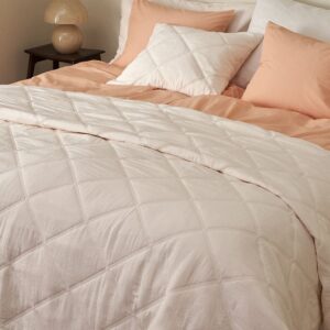 &Home – Överkast Heaven Check – Vit – Överkast – Från Homeroom