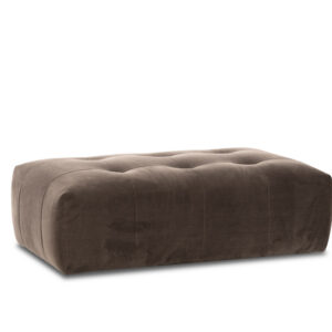 COCO Fotpall Sammet Brun