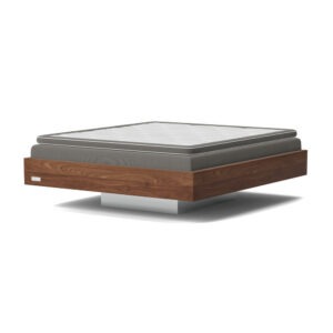 Carpe Diem Beds Hällsö Valnöt Sängram 210x210 Ull / Mörkgrå